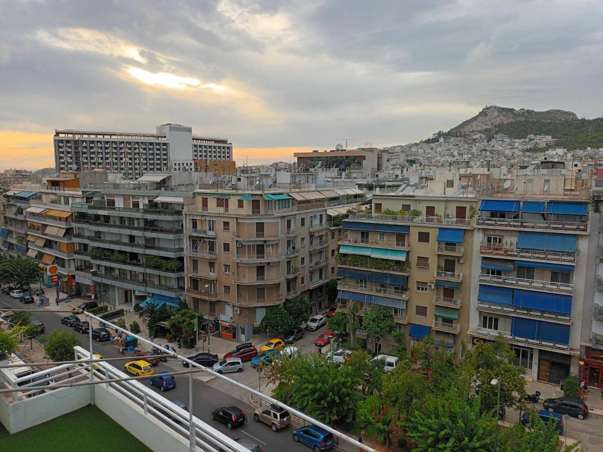 Top Floor Studio Near Metro&View&200Mbps Athens Exterior photo